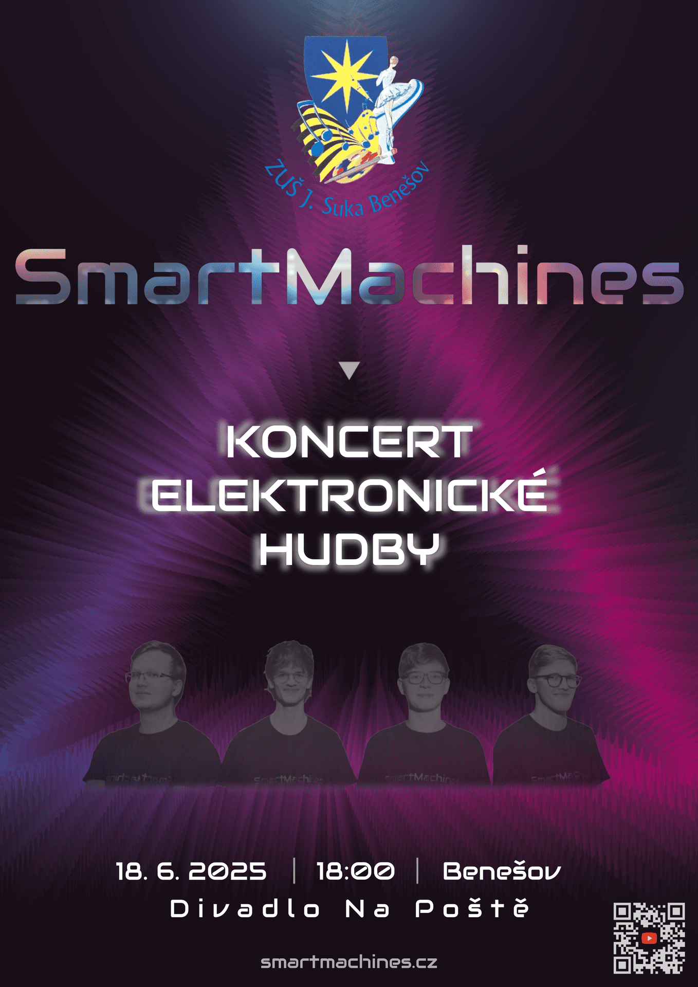 Pozvánka na koncert SmartMachines